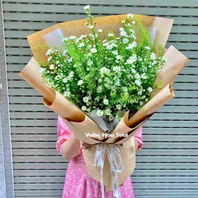 Bó Hoa Thạch Thảo Trắng Vintage_18 Bó Hoa Thạch Thảo Trắng Vintage